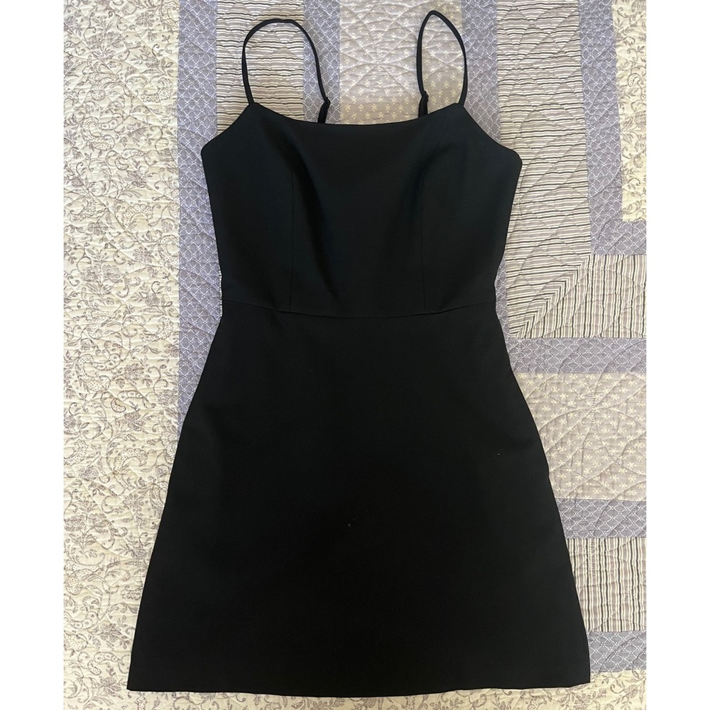 Aritzia Wilfred Isabelle Black Mini Dress